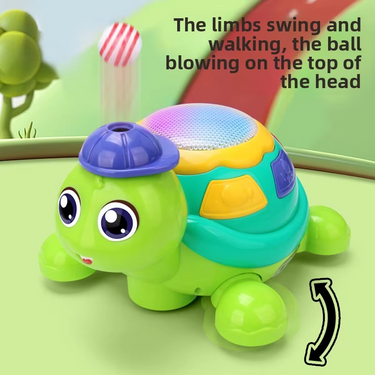 BLOW THE BALL TURTLE WITH MUSIC & LIGHTS